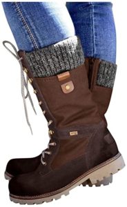 Women's winter leather Boots
