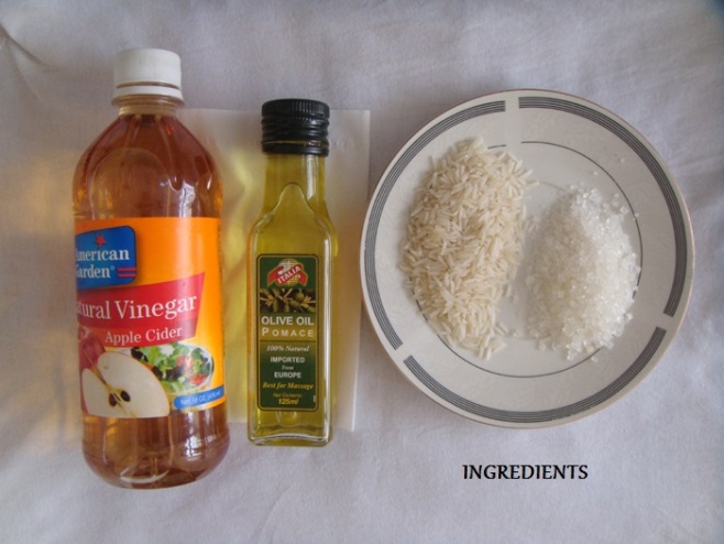 Rice Flour And Olive Oil Mask