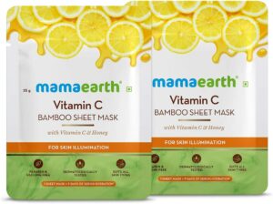 Mamaearth Vitamin C Bamboo Sheet Mask