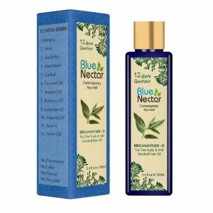 Blue Nectar Tea Tree Healthy Scalp and Anti Dandruff Hair Oil