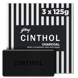 Cinthol Charcoal Deep Cleansing and Deo Bath Soap
